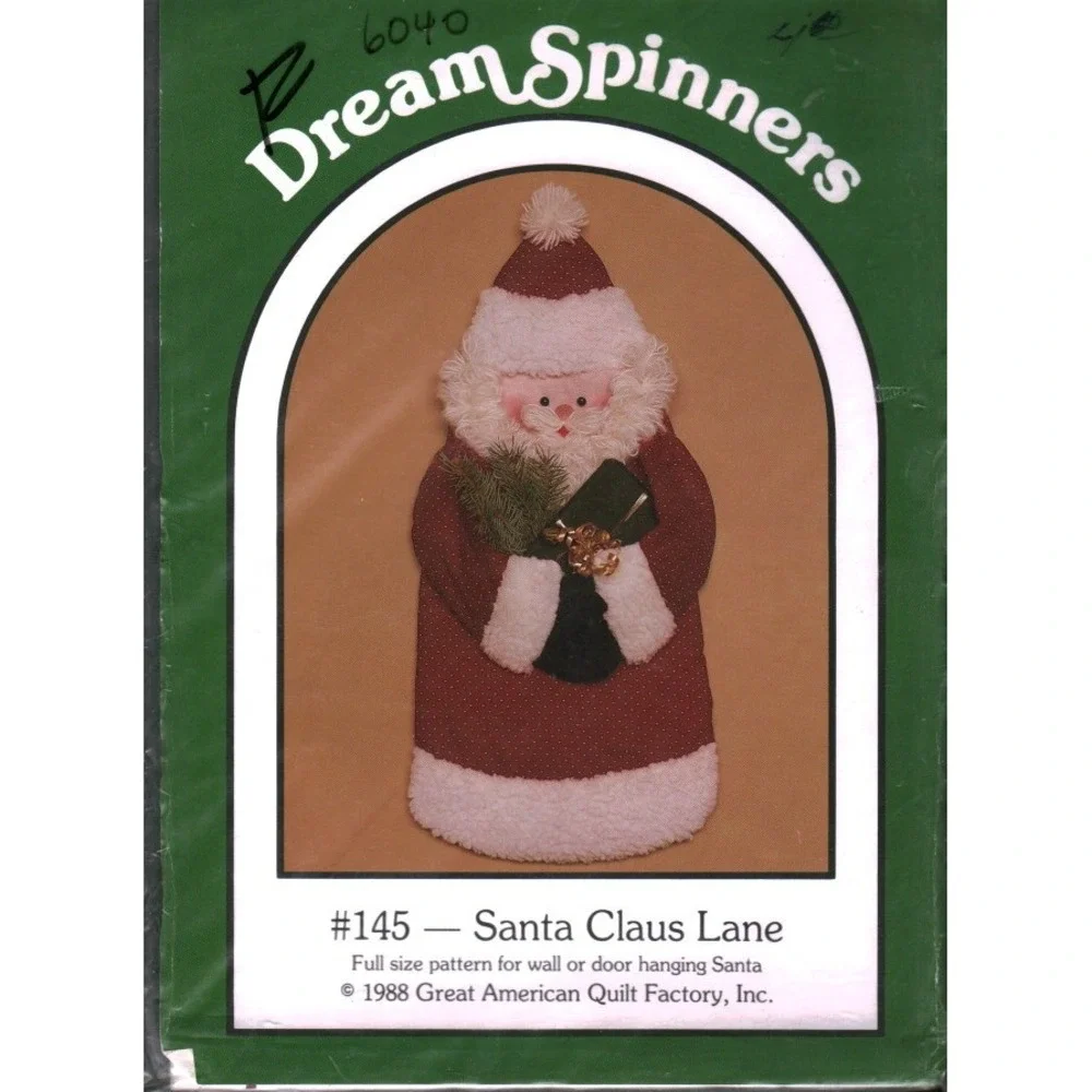 Vintage 1988 DreamSpinners‎ Santa Claus Lane Sewing Pattern 145 Quilt Factory